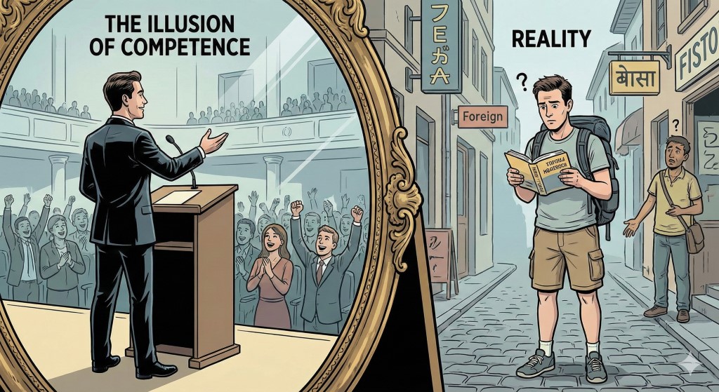The "Illusion of Competence": Why You Think You Know a Language (Until You Try to Speak It)